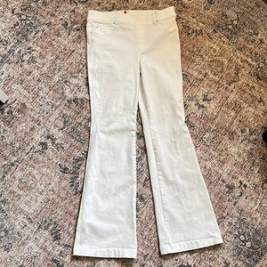 Spanx white flare jean. Size xl regular 14/16
